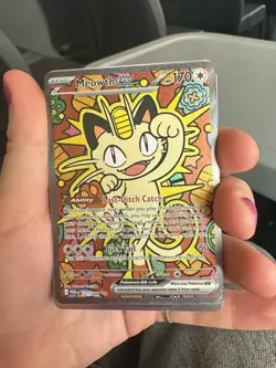 Meowth Ex 121/088 Special Illustration Rare (SIR) - Perfect Order - Pokemon TCG - Image 1