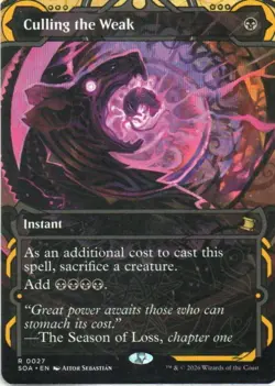 MTG: Secrets of Strixhaven: Mystical Archive: Culling the Weak: LP Condition - Image 1