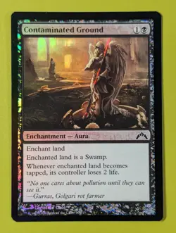 FOIL Contaminated Ground x1 Gatecrash 1x Magic the Gathering MTG - Image 1