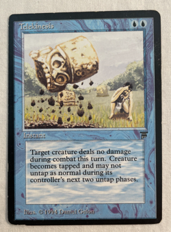 1x Telekinesis Legends MTG Magic the Gathering MP - Image 1