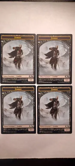 MTG Zombie Token X 4 - Common, LP - Image 1
