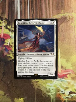 Celestine, the Living Saint Universes Beyond: Warhammer 40000 NM MTG - Image 1