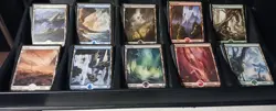 100 Full-Art Basic Lands – 20 of Each Color – MTG Magic the Gathering Lot - Image 1