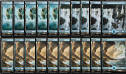 100 Full-Art Basic Lands – 20 of Each Color – MTG Magic the Gathering Lot - Image 5