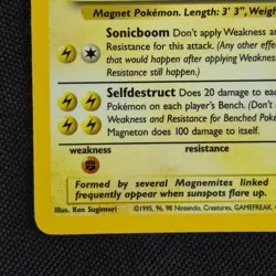 Magneton 11/62 Fossil Holo Rare Pokemon Card - Image 4