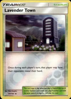 Pokemon Reverse Holo Lavender Town SM - Team Up 147/181 LP - Image 1