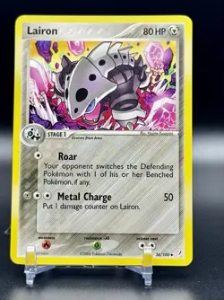 Pokemon TCG - Crystal Guardians - Lairon 36/100 EXC BUY 2 CARDS GET 1 FREE!! - Image 1