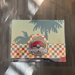 Pokemon TCG World Championship 2025 Deck Case Factory Sealed In Hand UK Seller - Image 2