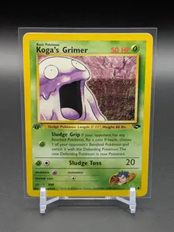KOGA'S GRIMER 78/132 - Pokemon Gym Challenge C 1st Edition MP - - Image 1