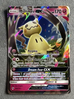 Mimikyu GX 149/214 Holo GX Rare Lost Thunder Pokemon - Image 1