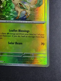 Pokemon Leafeon 005/131 Rare Reverse Holo 120 HP Sv: Prismatic Evo. Master Ball - Image 4