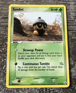 Seedot - 61/92 Legend Maker - Pokemon TCG - 2006 NM - Image 1