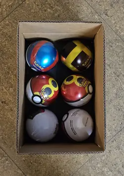 Factory Sealed Costco 6 x Pokemon TCG Pokeball Tins 18 Booster Packs - Image 2