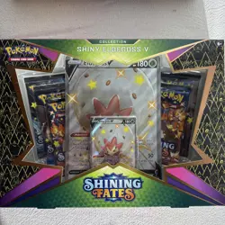 Pokemon TCG Shining Fates Shiny Eldegoss, pikachu, Boltund V Collection Boxes - Image 3