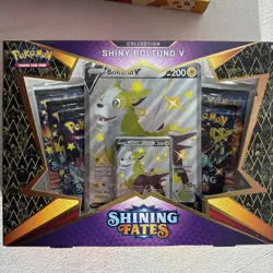 Pokemon TCG Shining Fates Shiny Eldegoss, pikachu, Boltund V Collection Boxes - Image 4