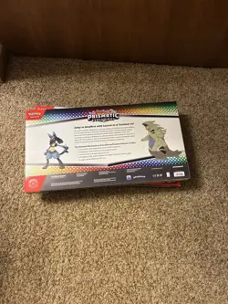 Pokemon TCG Prismatic Evolutions Lucario Ex + Tyranitar Ex Premium Collection - Image 2