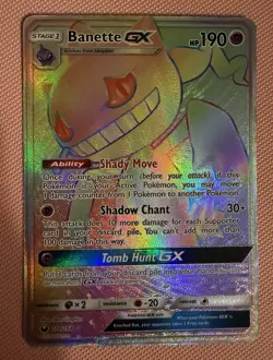 Banette GX 174/168 SM Celestial Storm Secret Rare Full Art Holo ENG 190HP - Image 1