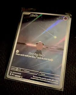 The Pokemon Company Pokemon TCG Cleffa 202/197 SV03 Illustration Rare Holo EN - Image 3