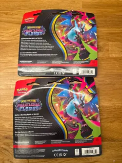 2x Pokemon Phantasmal Flames Triple Blister Pack (Weavile & Sneasel) - Sealed - Image 2