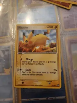Pokemon TCG - Pikachu - Common (Non-Holo) - 57/108 EX Power Keepers (2007) - NM - Image 1