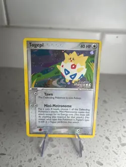 Togepi 50/109 Reverse Holo EX Team Rocket Returns 2004 Pokemon MP - Image 1