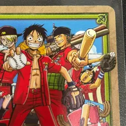 One Piece Hyper Battle Carddass Monkey D Luffy Pirate Baseball PA-W25 Promo JP 1 - Image 3