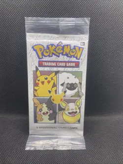 Pokemon 25th Anniversary General Mills Cereal Trading Card Booster Pack 3 CARDS - Image 1