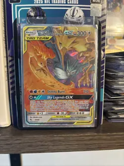 Pokemon Moltres Zapdos Articuno GX TCG Holo Card 44/68 Tag Team - Image 1