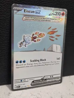 Pokemon TCG Eiscue EX Obsidian Flames Special Illustration Rare Card 222/197 - Image 2