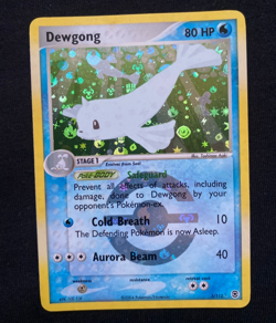 Dewgong 3/112 Reverse Holo Fire Red Leaf Green Pokemon Card (LP) - Image 1