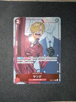 One Piece OP01-013 Sanji Japanese 25th Anniversary Card NM - Image 2