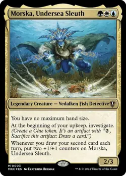 Morska, Undersea Sleuth 3 Commander: Karlov Manor Magic: The Gathering NM - Image 1