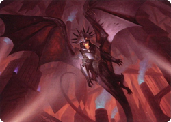 MTG Streets of New Capenna Ziatora, the Incinerator #33/81 Art Series Near Mint - Image 4