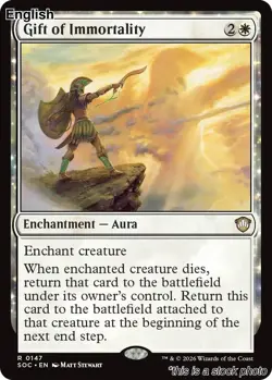 Gift of Immortality [SOC - 147] Commander: Secrets of Strixhaven - Image 1