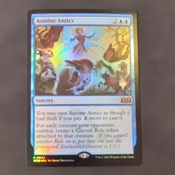 Asinine Antics Foil Promo Wilds of Elaine MTG - Image 1
