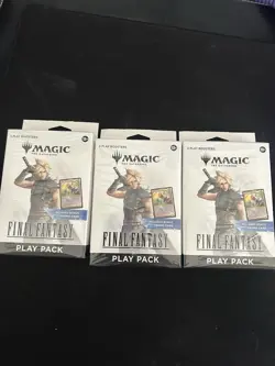 Magic The Gathering Final Fantasy Play Pack 3 Boosters & Zidane Promo SEALED NEW - Image 3