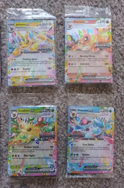 Sealed Prismatic Evolutions Surprise Box Stamped EX Promo Cards 9/9 Complete Set - Image 3