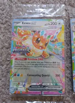 Sealed Prismatic Evolutions Surprise Box Stamped EX Promo Cards 9/9 Complete Set - Image 5