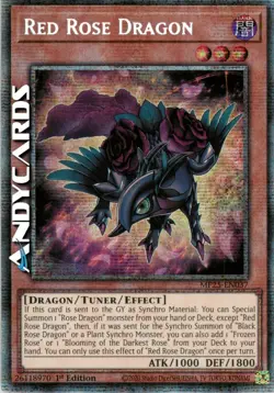 RED ROSE DRAGON (Drago Rosa Rossa) • Rara Starlight • MP25 EN037 • 1Ed • Yugioh! - Image 1