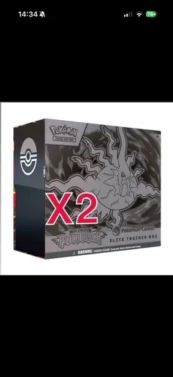 PRESALE - Pokemon Center Pitch Black ETB x2 - Release 17 July 2026 - Image 1
