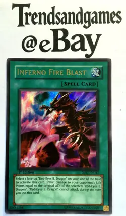 YUGIOH - INFERNO FIRE BLAST - 1ST ED. - ULTRA - SOUL OF THE DUELIST - SOD-EN042 - Image 1