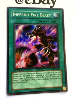 YUGIOH - INFERNO FIRE BLAST - 1ST ED. - ULTRA - SOUL OF THE DUELIST - SOD-EN042 - Image 2