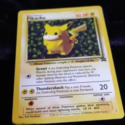 Pokemon TCG Pikachu Wotc Promo 01/53 Basic Promo Regular English 60 HP - Image 1