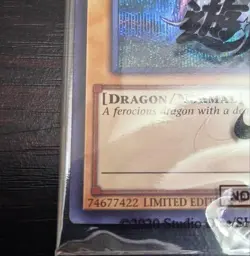 Yugioh Red-Eyes Black Dragon Nike Worlds Promo NKC1-EN002 Collaboration 2025 - Image 4