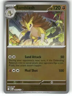 Sandslash 069/132 Reverse Holo Mega Evolution Pokemon TCG - Image 1