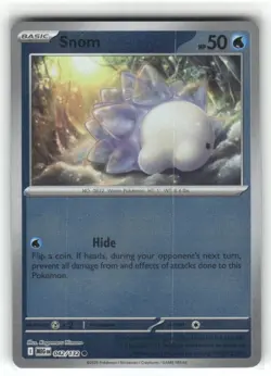 Snom 042/132 Reverse Holo Mega Evolution Pokemon TCG - Image 1