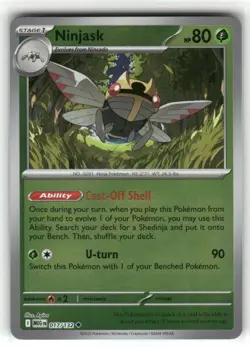 Ninjask 017/132 Reverse Holo Mega Evolution Pokemon TCG - Image 1
