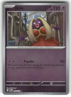 Jynx 057/132 Reverse Holo Mega Evolution Pokemon TCG - Image 1