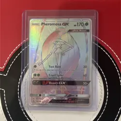 The Pokemon Company Pokemon TCG Pheromosa GX 158/156 Ultra Prism Secret Holo - Image 1