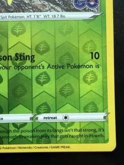 Spinarak (Peelable Ditto) 006/078 Holo Common Pokemon GO (NM) - Image 5